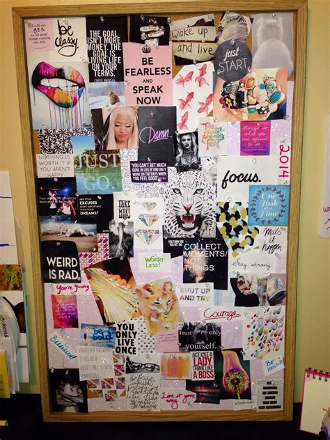 cork board for vision board